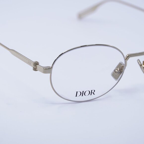 Dior NEODIORO R2U B000 Oval Eyeglasses 52mm - Gold - Picture 8 of 10